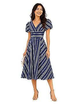 Kate Spade New York Cafe Stripe Cocktail Dress (view 1)