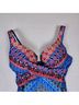 Miraclesuit Graphic Stripes Aztec Or Tribal Print Multi Color One Piece Swimsuit Size 12 - photo 5