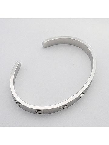 Cartier Cartier Love Bracelet Bangle 1PD 18KWG White Gold Diamond Ladies (view 2)