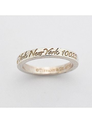 Tiffany & Co. Tiffany & Co. Notes Narrow Ring, Sterling Silver 925, Women's (view 2)