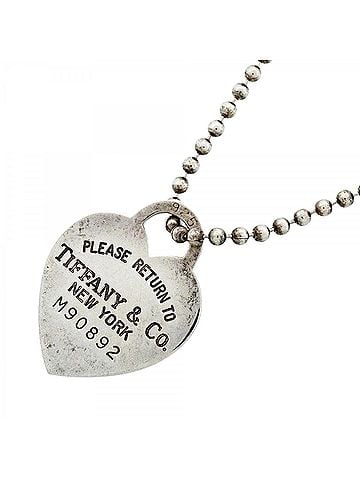 Tiffany & Co. Tiffany & Co. Return to Heart Necklace, Sterling Silver 925, Women's (view 1)