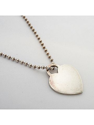 Tiffany & Co. Tiffany & Co. Return to Heart Necklace, Sterling Silver 925, Women's (view 2)