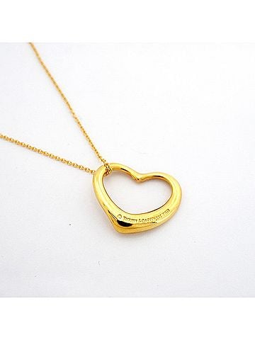 Tiffany & Co. Tiffany & Co. Heart Necklace, 18K Yellow Gold, Women's (view 2)