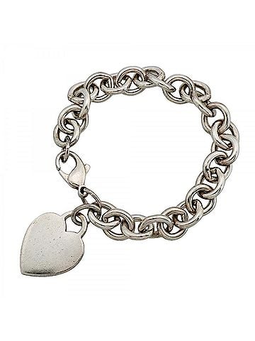 Tiffany & Co. Tiffany & Co. Heart Tag Bracelet, Sterling Silver 925, Women's (view 1)