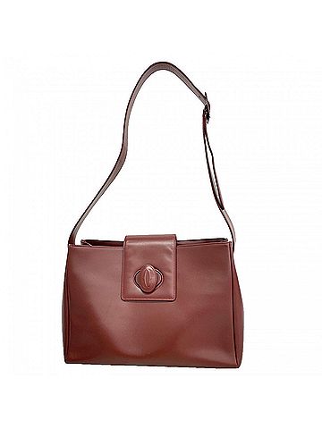 Cartier Cartier Must Shoulder Bag, Leather, Bordeaux, Women's (view 1)