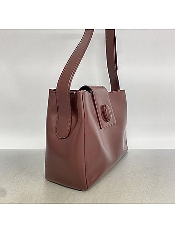 Cartier Cartier Must Shoulder Bag, Leather, Bordeaux, Women's (view 2)