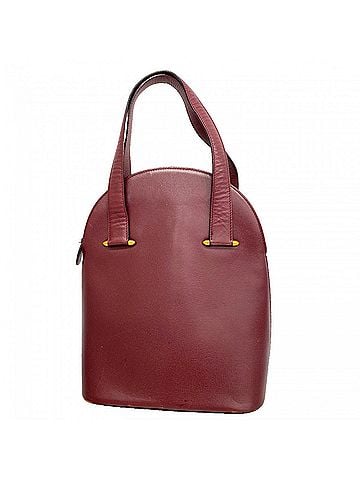 Cartier Cartier Must Leather Handbag, Bordeaux, Women's (view 1)