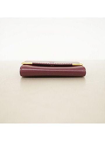 Cartier Cartier Must Leather Wallet/Coin Case, Bordeaux, for Men and Women (view 2)