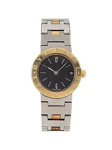 Bvlgari BVLGARI BB23SGD Women's Watch Date Black YG Yellow Gold Quartz (view 1)