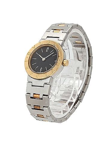Bvlgari BVLGARI BB23SGD Women's Watch Date Black YG Yellow Gold Quartz (view 2)