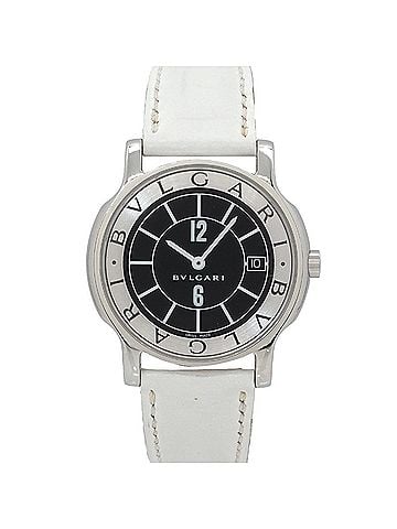 Bvlgari Bulgari BVLGARI Solotempo ST35S Men's Watch Date Black Quartz (view 1)