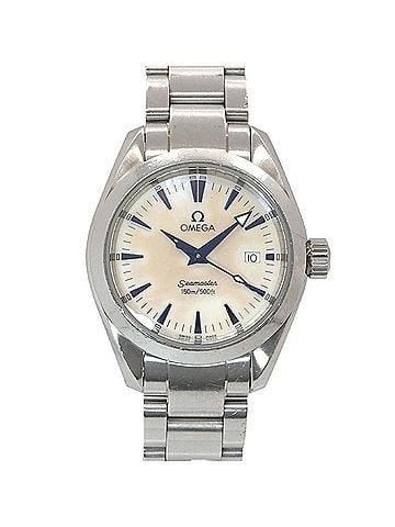 Omega Omega Seamaster Aqua Terra 2577 70 Women's Watch, Date Display, White Shell, Quartz Watch (view 1)