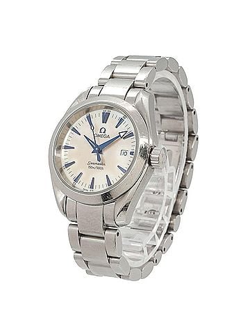 Omega Omega Seamaster Aqua Terra 2577 70 Women's Watch, Date Display, White Shell, Quartz Watch (view 2)