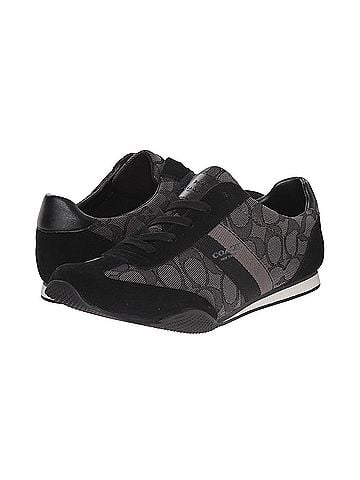 Coach Kelson outline sig/suede black and smoke Sneakers (view 1)