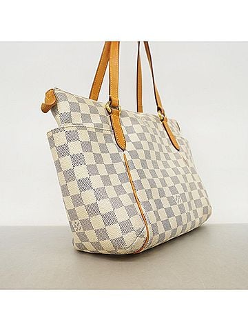 Louis Vuitton Louis Vuitton Damier Azur Totally PM Tote Bag N51261 White Women's (view 2)
