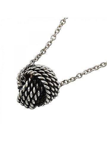 Tiffany & Co. Tiffany & Co. Somerset Twist Knot Necklace, Sterling Silver 925, Women's (view 1)