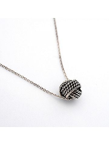 Tiffany & Co. Tiffany & Co. Somerset Twist Knot Necklace, Sterling Silver 925, Women's (view 2)