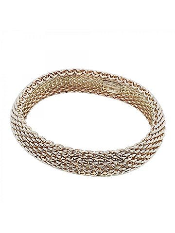 Tiffany & Co. Tiffany & Co. Somerset Sterling Silver Bangle for Women (view 1)