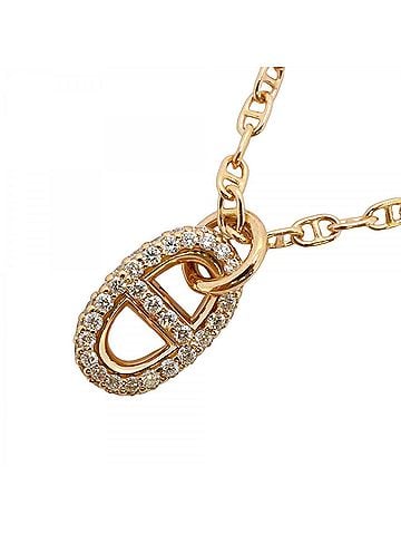 Hermès Hermes Farandole Necklace, 18KPG Pink Gold, Diamond, Women's (view 1)