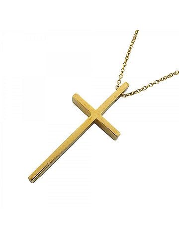 Tiffany & Co. Tiffany & Co. Cross Necklace, 18K Yellow Gold, Women's (view 1)