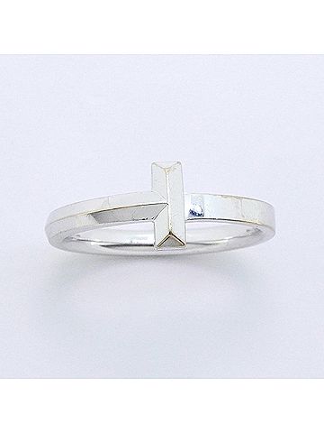 Tiffany & Co. Tiffany & Co. T One Ring, 18K White Gold (Women's) (view 2)