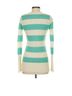XXI Stripes White Teal Pullover Sweater Size S - photo 2