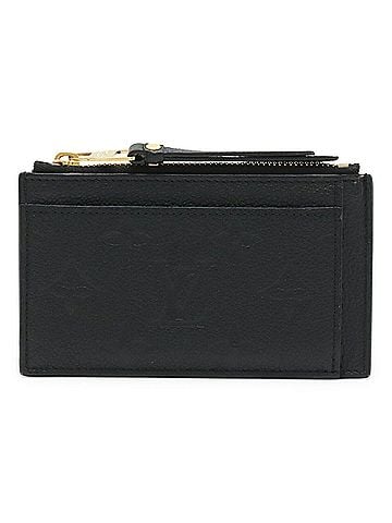 Louis Vuitton LOUIS VUITTON Louis Vuitton Monogram Empreinte Portecarte Zip Wallet/Coin Purse, Coin Noir Black M68339 (view 2)