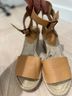 J.Crew 100% Leather Tan Brown Sandals Size 10 - photo 5