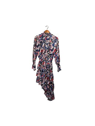 MISA Los Angeles Savanna Floral Asymmetrical  Cocktail Dress (view 2)