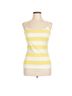 Joe Fresh Yellow White Sleeveless Top Size L - photo 1