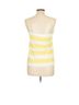 Joe Fresh Yellow White Sleeveless Top Size L - photo 2