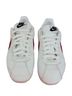 Nike 100% Leather White Red Sneakers Size 6 1/2 - photo 1