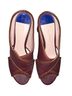 Stuart Weitzman 100% Leather Burgundy Brown Heels Size 9 - photo 9