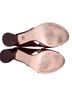 Stuart Weitzman 100% Leather Burgundy Brown Heels Size 9 - photo 13