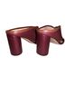 Stuart Weitzman 100% Leather Burgundy Brown Heels Size 9 - photo 6