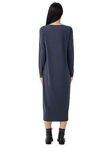 Eileen Fisher Jewel Neck Dress Casual Dress (view 2)