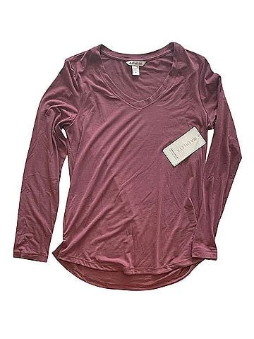 Athleta Essential V Neck Top Long Sleeve T-Shirt (view 2)
