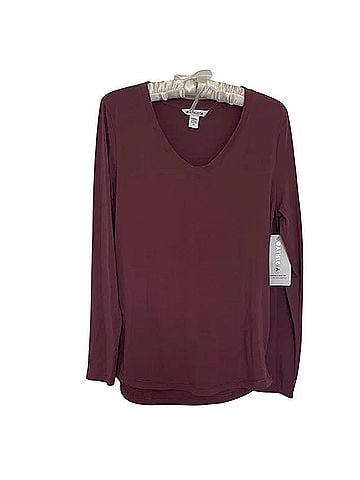 Athleta Essential V Neck Top Long Sleeve T-Shirt (view 1)
