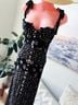 Angie Floral Black Casual Dress Size M - photo 7