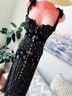 Angie Floral Black Casual Dress Size M - photo 5