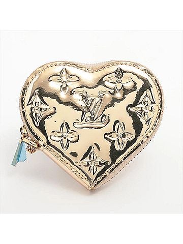 Louis Vuitton Louis Vuitton Monogram Miroir Porte Monnaie Coeur M93567 Heart Wallet/Coin Purse for Women (view 2)