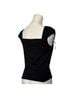 Kimchi Blue Black White Short Sleeve Top Size L - photo 2