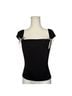 Kimchi Blue Black White Short Sleeve Top Size L - photo 1