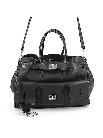 Balenciaga Balenciaga Bel Air Carryall Medium Leather Handbag 812545 BALENCIAGA 2-way Shoulder Bag Black (view 1)