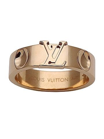 Louis Vuitton Louis Vuitton LOUIS VUITTON Ring for Women, Brand Ring, 750PG Empreinte LV Pink Gold Q9K98A #51 (approx. 1) Jewelry (view 2)