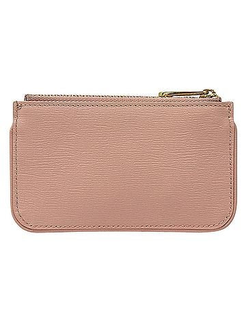Gucci Gucci wallet for women and men, Script design, leather, pink gold, 790102, with key chain, coin purse, small item case. (view 2)