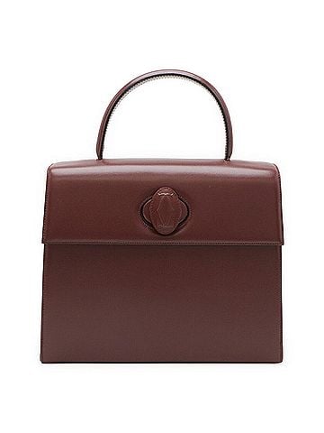 Cartier Cartier Must Line Flap Bag Handbag Calf Leather Bordeaux L1000169 (view 2)