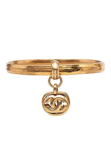 Chanel Chanel Coco Mark Vintage Bangle, 96P Stamp, Gold Plated, Women's CHANEL (view 1)