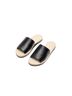 Frances Valentine 100% Leather Black Sandals Size 7 1/2 - photo 1
