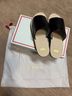 Frances Valentine 100% Leather Black Sandals Size 7 1/2 - photo 6
